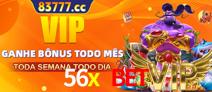 Banner promocional do 56x bet oferecendo 100% de recompensas adicionais contínuas para quem fizer o login diário (Daily sign-in), com um mascote de coelho.