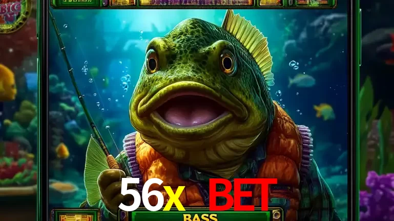 Personagem de peixe pescador do popular jogo de slot com tema de pescaria, uma das emocionantes opções de caça-níqueis para jogar e ganhar no cassino 56x bet.