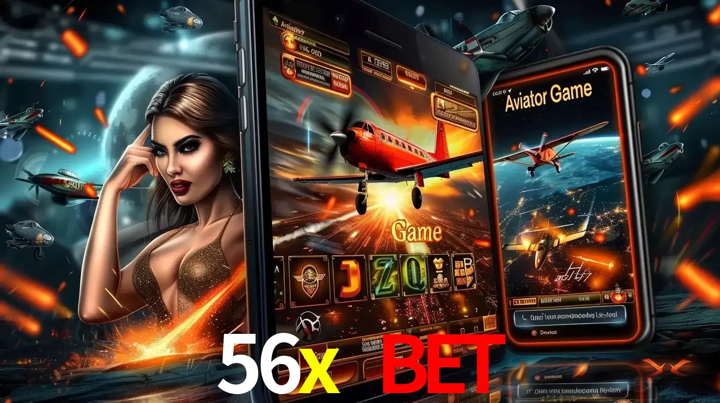 Mulher estilosa cercada por telas que exibem a jogabilidade do Aviator, capturando a intensidade e a estratégia deste popular crash game oferecido pelo 56x bet.